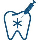 Tooth showing Geriatric Dentistry